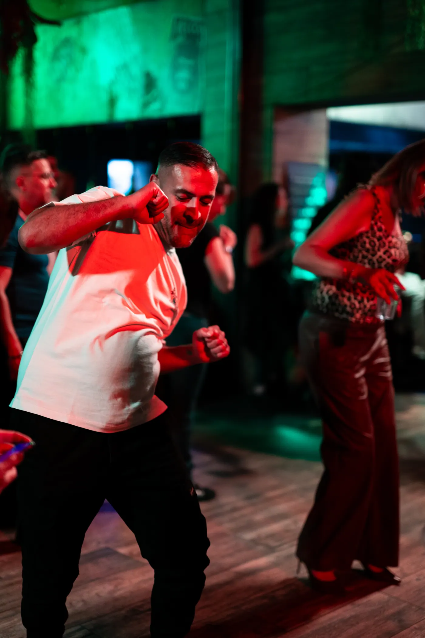 Danseur sur le dancefloor